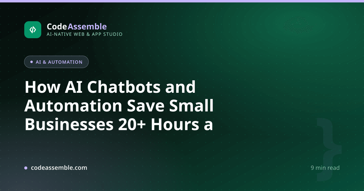 A friendly AI chatbot interface handling customer messages automatically