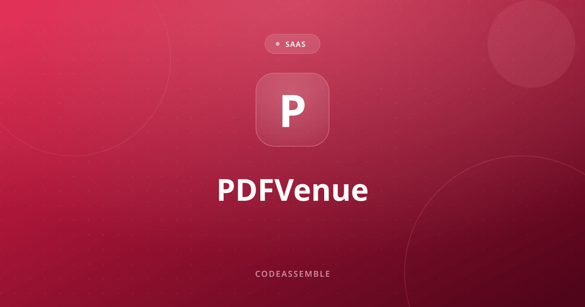PDFVenue — Every PDF tool you need, right in your browser