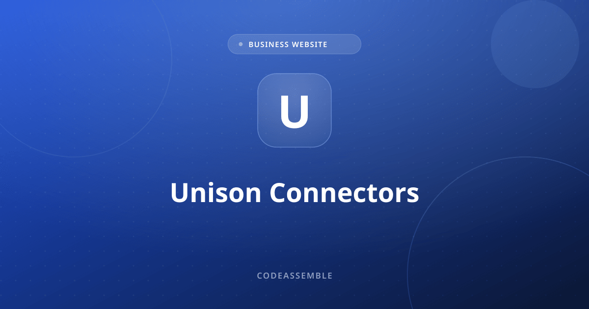 Unison Connectors — India's trusted manufacturer of switches & connectors